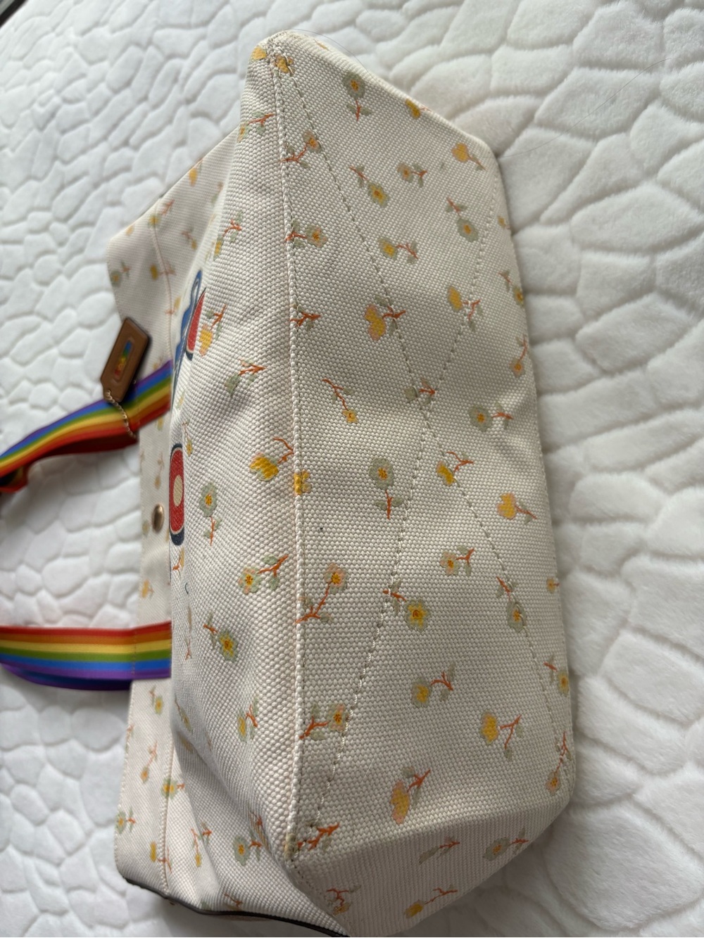 Coach Tote With Rainbow Roller Skate Graphic C4099 Pride Collection - Picture 5 of 15